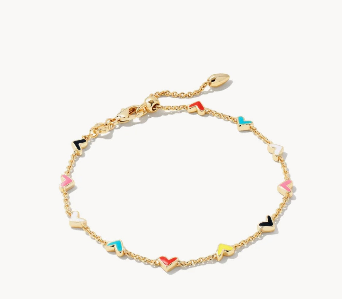 Haven Heart Delicate Chain Bracelet {Color Options}