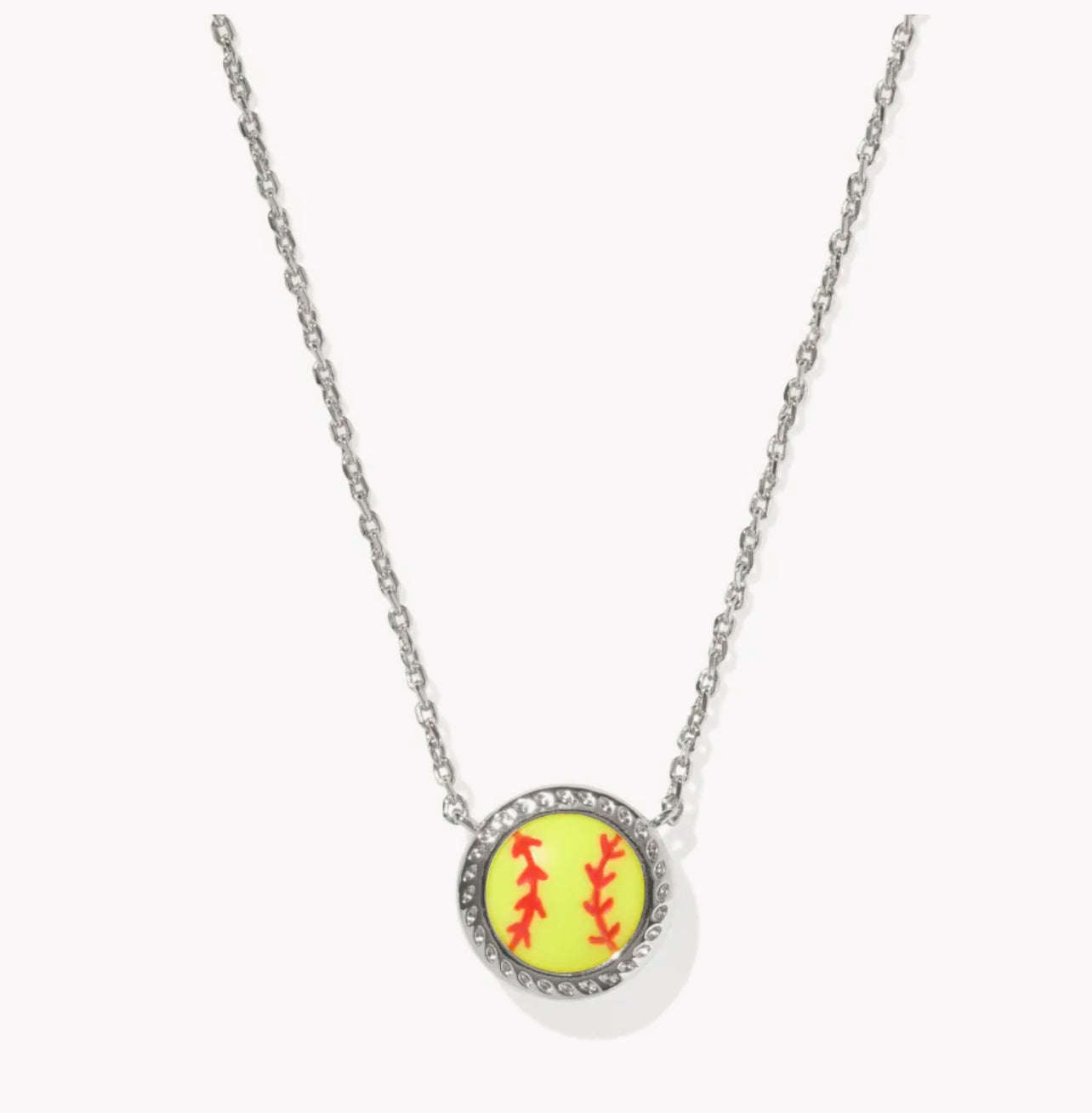 Softball Pendant Necklace {Color Options}