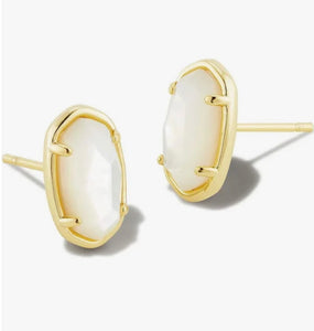 Grayson Stone Stud Earrings {Color Options}