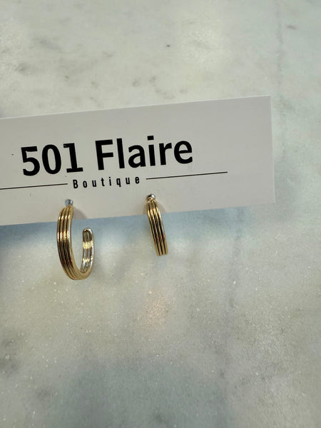 Mini Gold Hoops {Design Options}