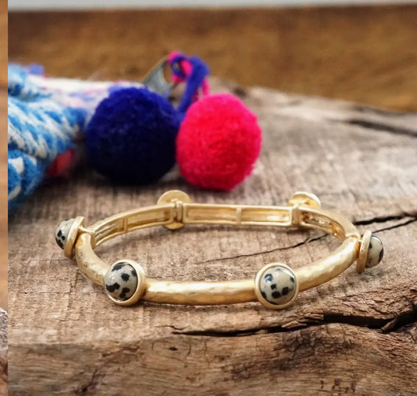 Stone Bangle {Color Options}