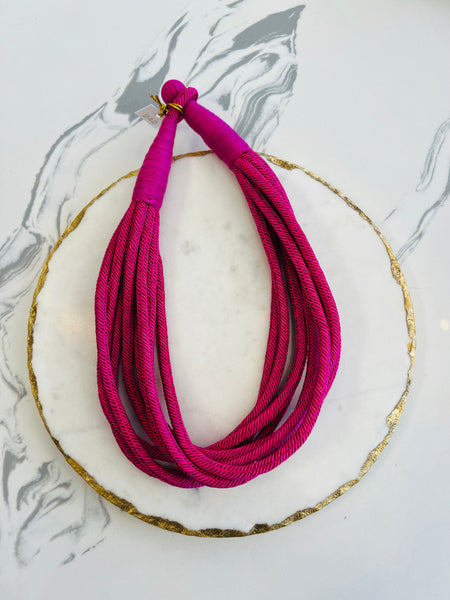 Lizzie Slub Necklace {Color Options}