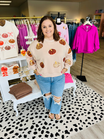 Millie Pumpkin Sweatshirt