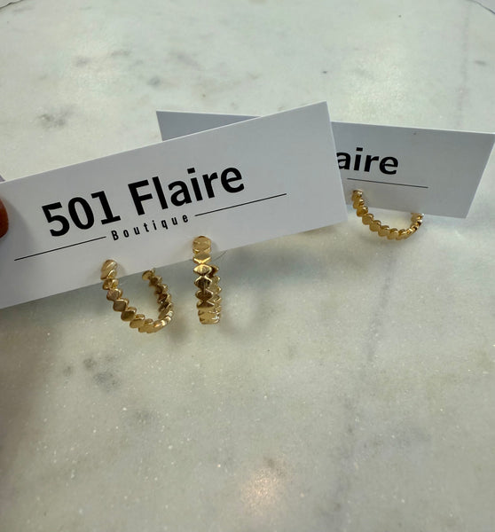 Mini Gold Hoops {Design Options}