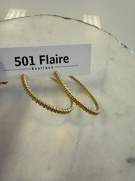 Large Gold Hoops {Design Options}