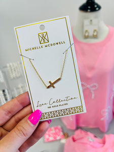 Gold Cross Necklace