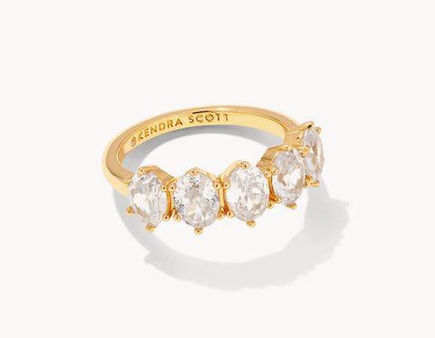 Cailin Crystal Band Ring