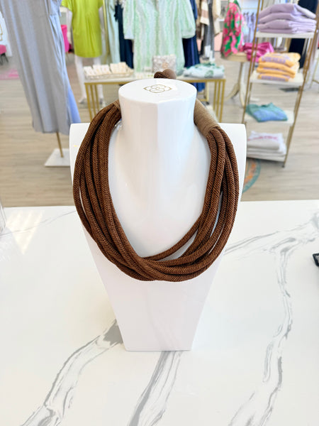 Lizzie Slub Necklace {Color Options}