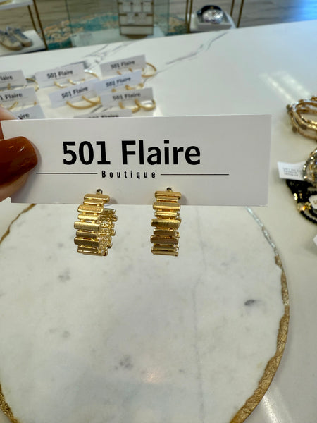 Mini Gold Hoops {Design Options}