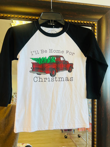 I’ll Be Home For Christmas Tee (youth)