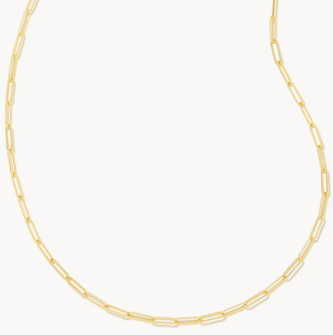 Courtney Paperclip Necklace {Color Options}