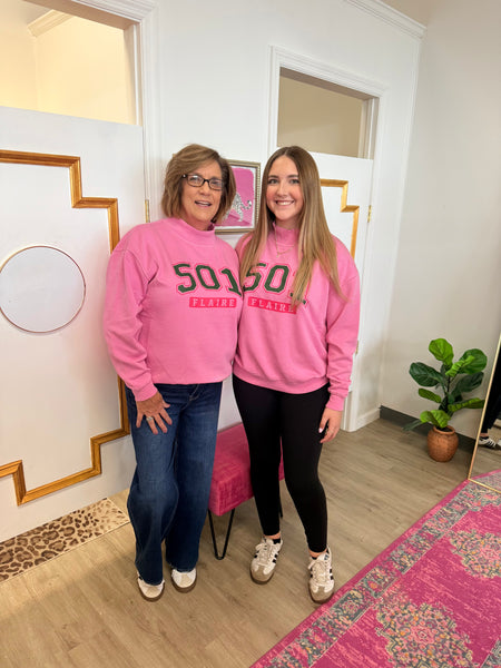 501 Flaire Logo Mockneck