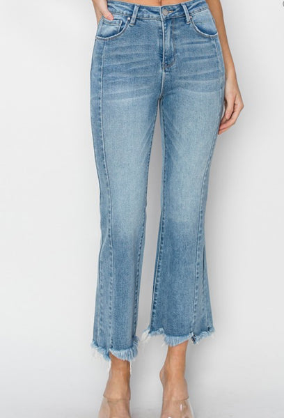 Sierra High Rise Crop Flare Bottoms