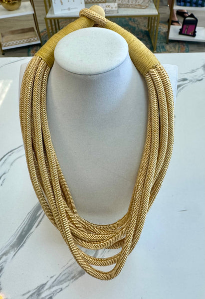 Lizzie Slub Necklace {Color Options}