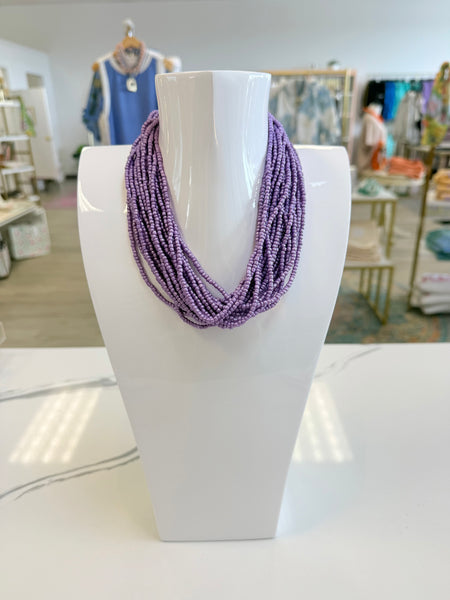 Hart Designs Multi Strand Seed Beaded Necklace {Color Options}