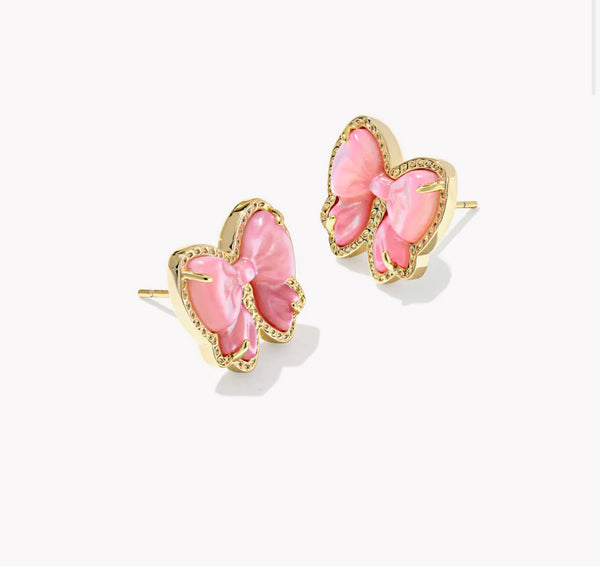 Haley Bow Stud Earrings {Color Options}