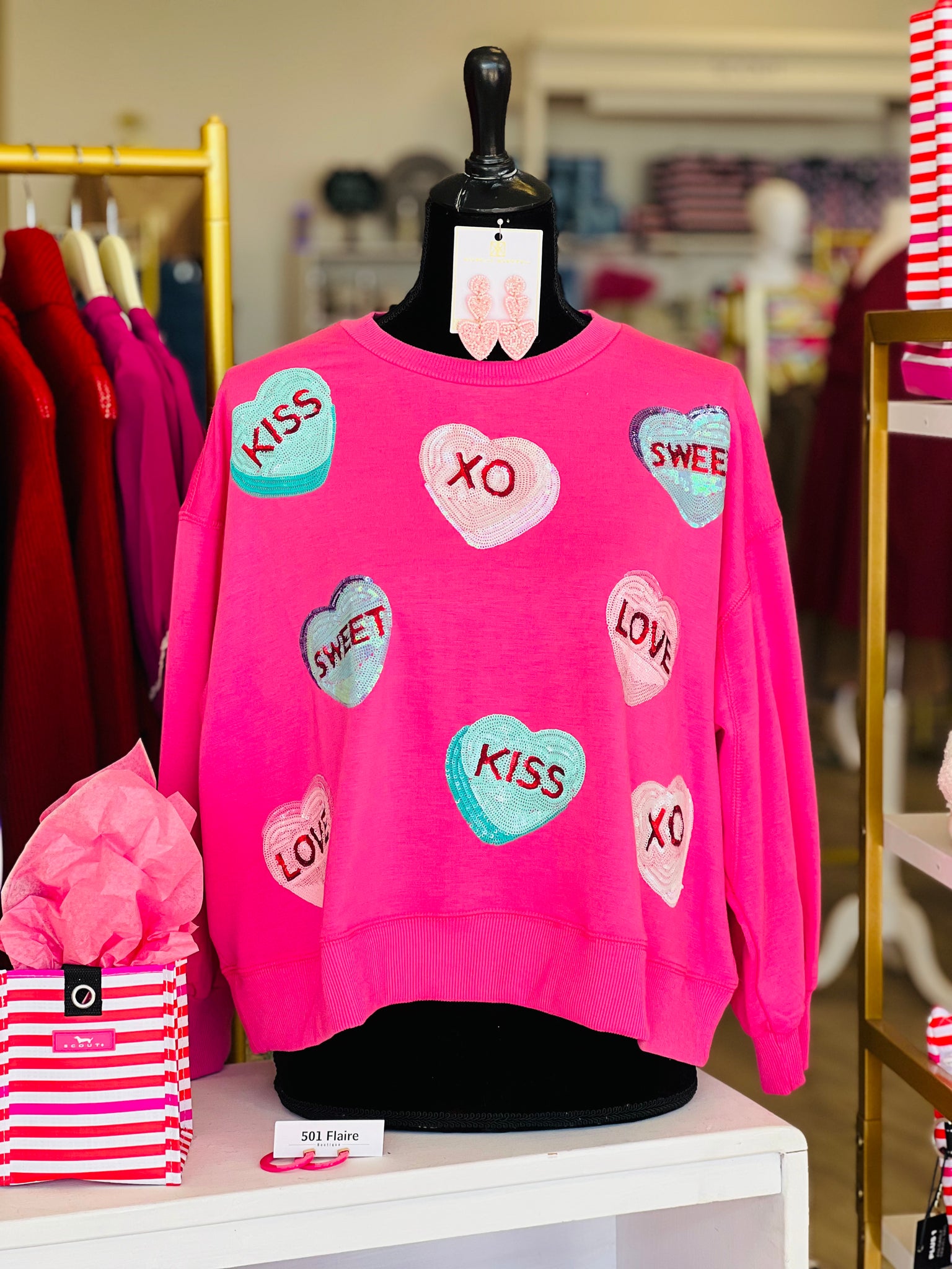 Candy Hearts Sweatshirt