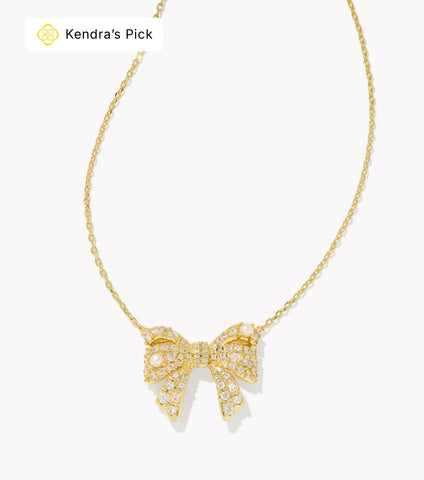 Krista Bow Pendant Necklace