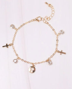 Joana Cross Charm Bracelet