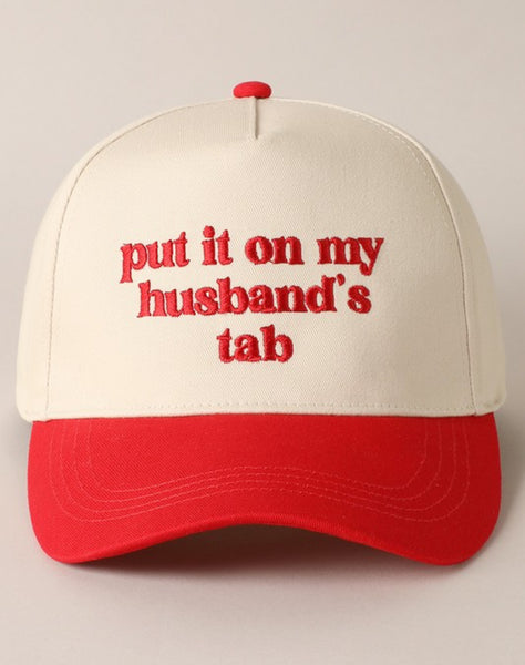 Put It On My Husband’s Tab Hat {Color Options}