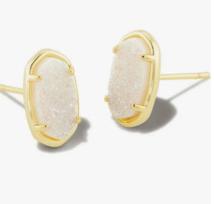 Grayson Stone Stud Earrings {Color Options}