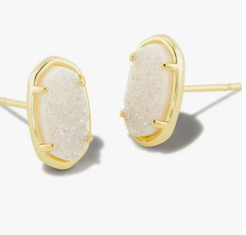 Grayson Stone Stud Earrings {Color Options}