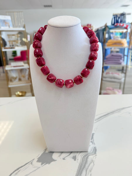 Kenzie Beaded Necklace {Color Options}