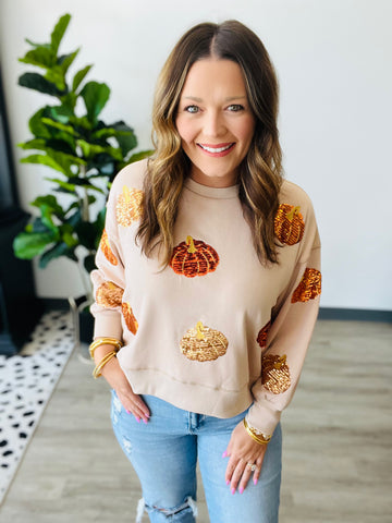 Millie Pumpkin Sweatshirt