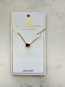Colby Birthstone Necklace