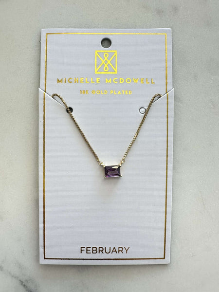 Colby Birthstone Necklace
