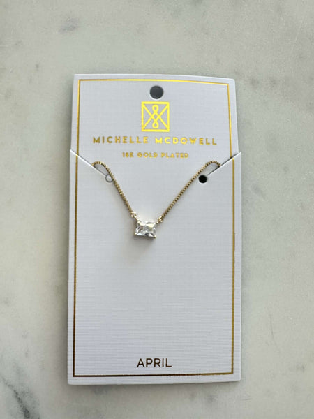 Colby Birthstone Necklace