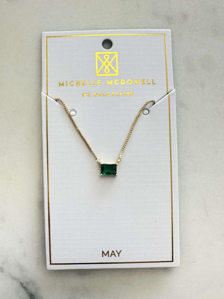 Colby Birthstone Necklace