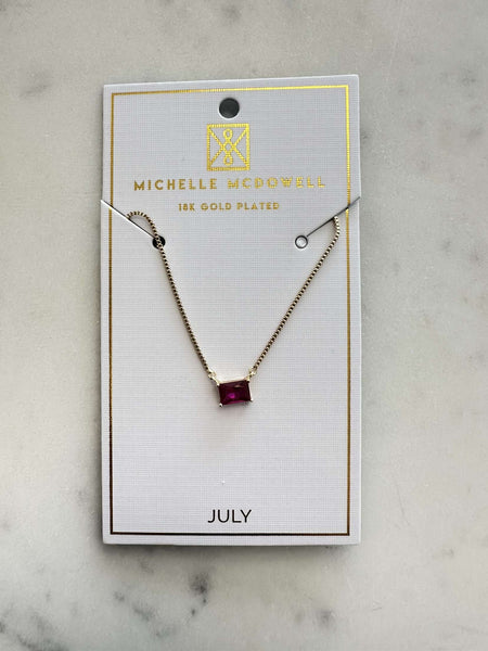 Colby Birthstone Necklace