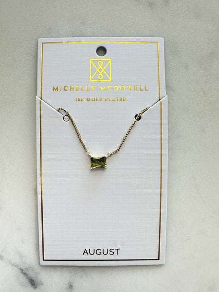 Colby Birthstone Necklace
