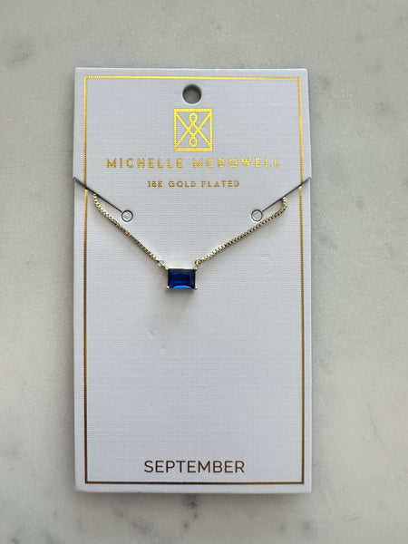 Colby Birthstone Necklace