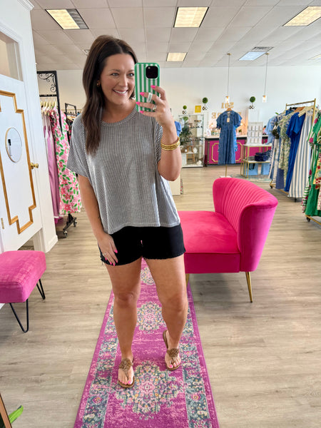 Keely Frayed Shorts {Color Options}