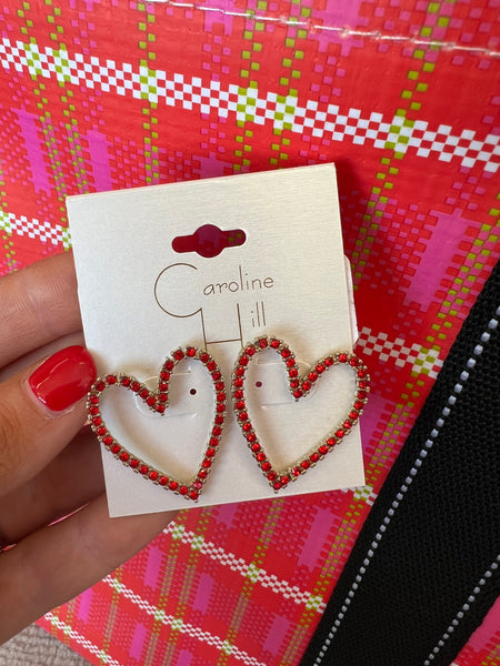 Heart Throb Earrings {Color Options}