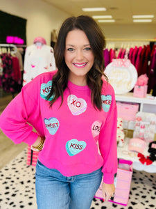 Candy Hearts Sweatshirt