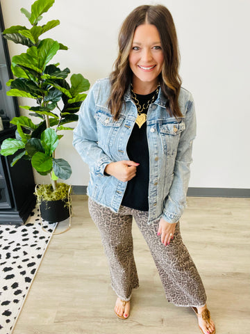 Hold That Thought Denim Jacket