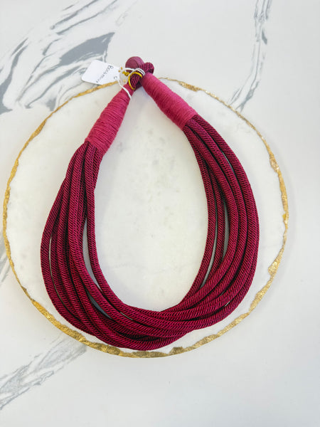 Lizzie Slub Necklace {Color Options}