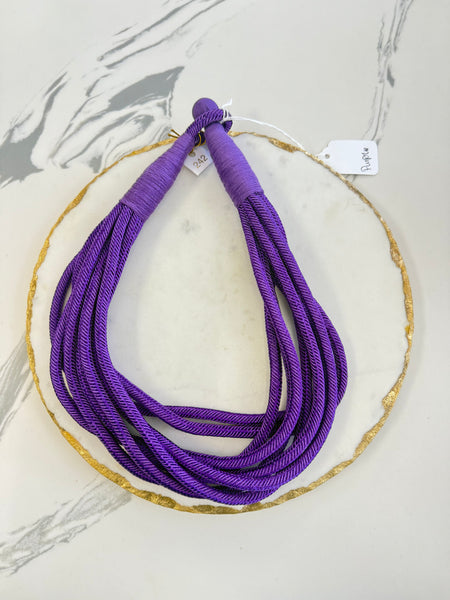 Lizzie Slub Necklace {Color Options}