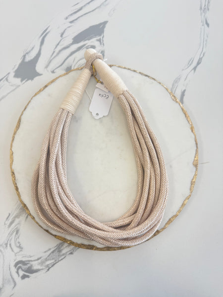 Lizzie Slub Necklace {Color Options}