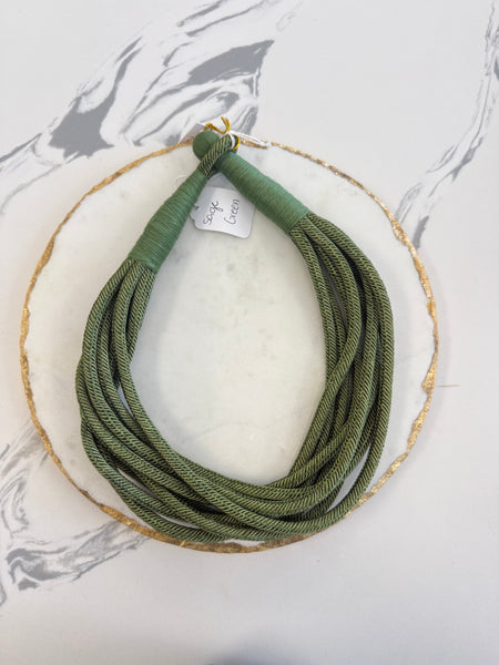 Lizzie Slub Necklace {Color Options}