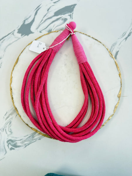 Lizzie Slub Necklace {Color Options}