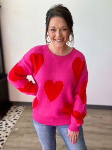 Hearts In Your Eyes Sweater