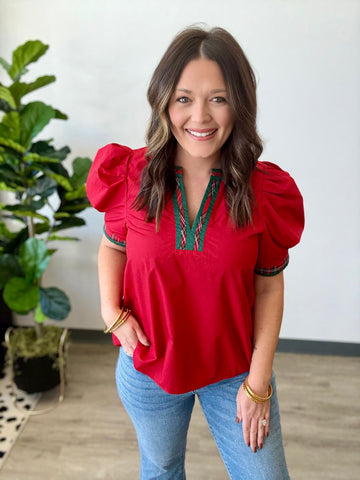 Deck The Halls Top {Color Options}