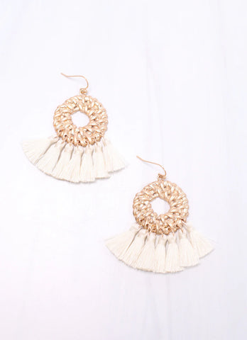 Cheshire Tassel Earrings {Color Options}