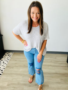 Bright Idea High Waist Frayed Bottoms