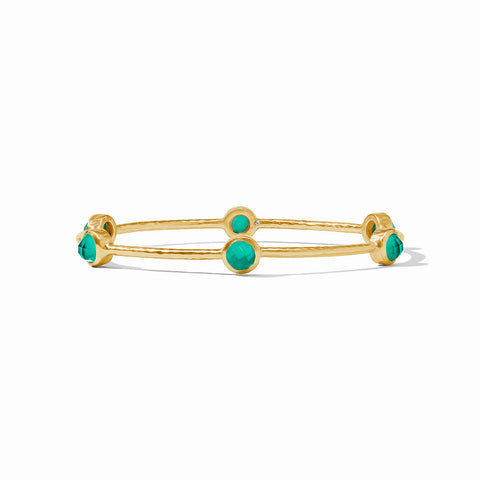Milano Luxe Bangle | Iridescent Emerald Green