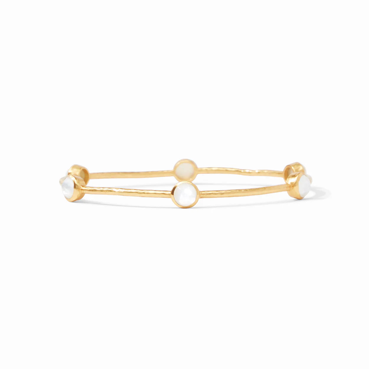 Milano Luxe Bangle | Iridescent Clear Crystal